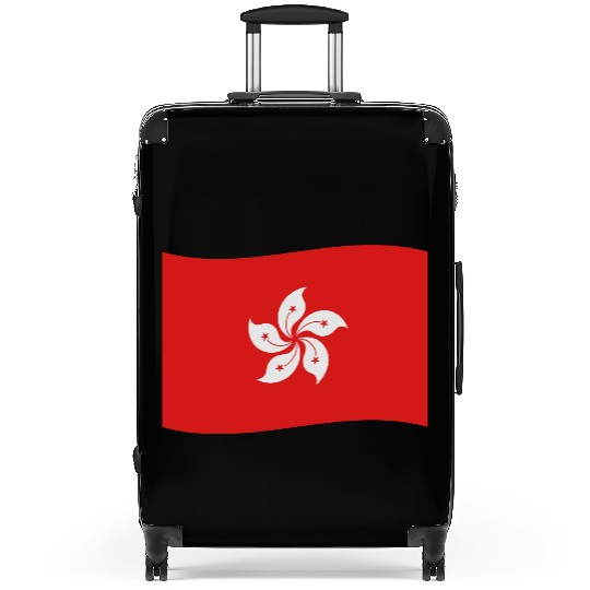 flag hong kong Suitcases
