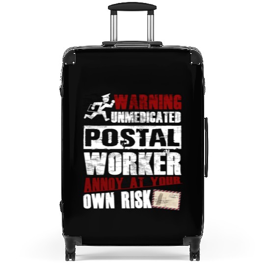 Unmedicated Postal Worker Suitcases