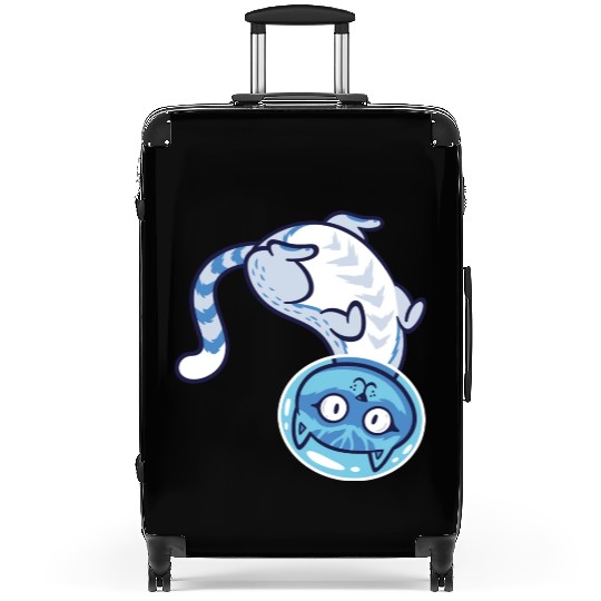 Space cat Suitcases