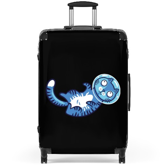 Space cat Suitcases