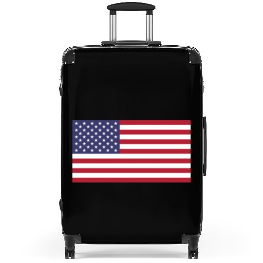 US American Flag Suitcases
