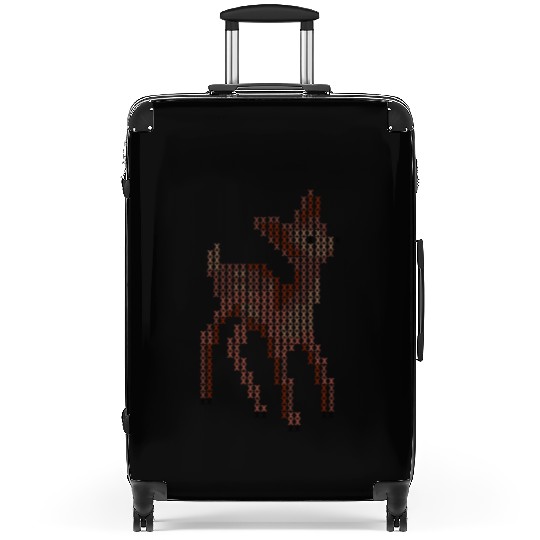 Cross Stitch Little Deer Suitcases
