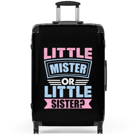 Little Mister Or Little Sister | Gender Reveal Suitcases