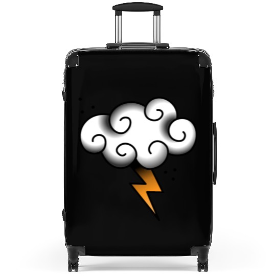 Lightning cloud tattoo Suitcases