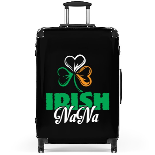 Irish Nana Shamrock Clover - Cute Irish Suitcases