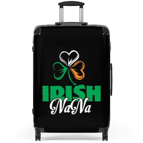 Irish Nana Shamrock Clover - Cute Irish Suitcases