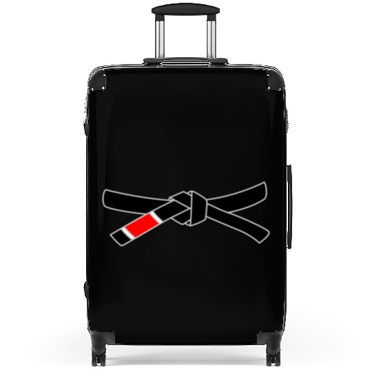 BJJ black belt Suitcases