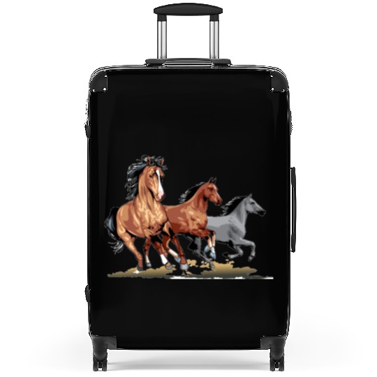 Running Horses - Gift For Horse Lovers Suitcases