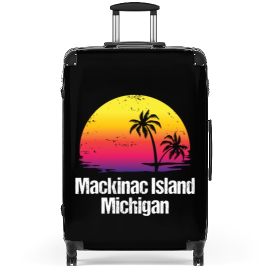 Summer Vacation Mackinac Island Suitcases