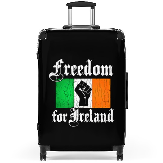 freedom for ireland Suitcases