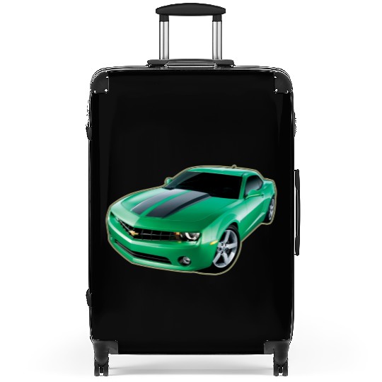 GREEN CHEVY CAMARO Suitcases