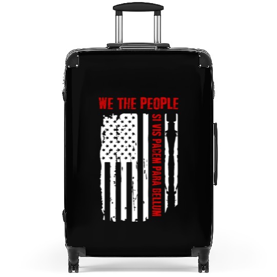 We The People Si Vis Pacem Para Bellum Suitcases