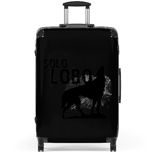 Solo Lobo - Lone wolf spanish Suitcases