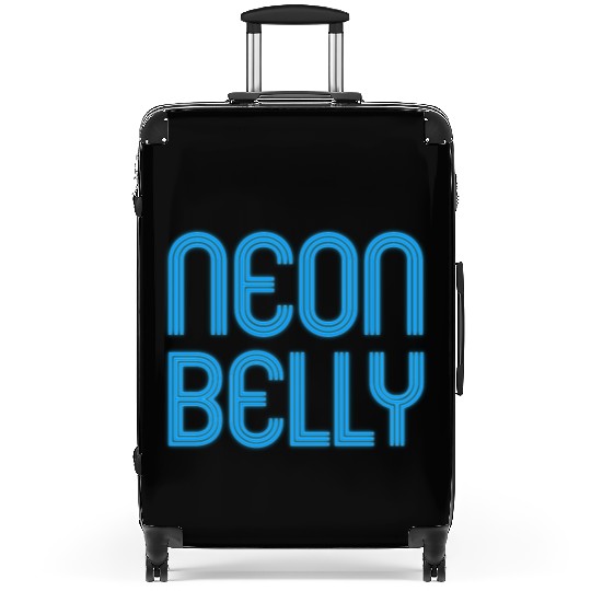 Jiu Jitsu BJJ Neon Belly Blue Light Suitcases