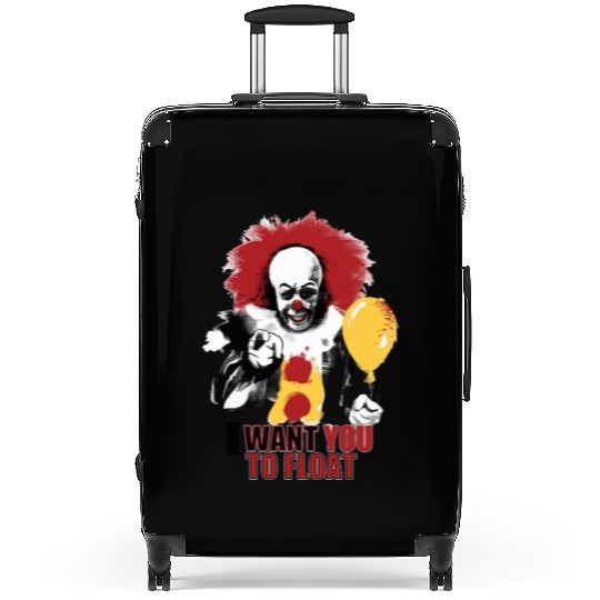 Creepy Pennywise LIGHT Version Art Character Suitcases
