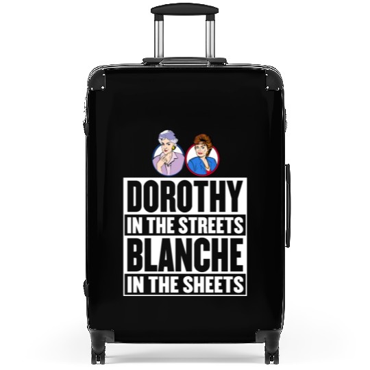 Dorothy in the street blanche in the sheet Suitcases