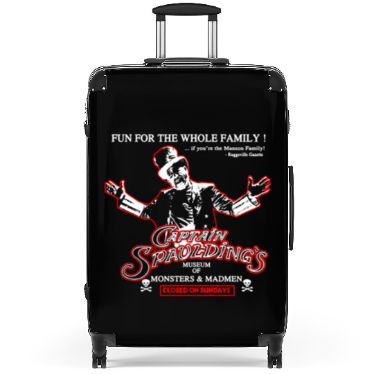 Captain Spaulding - Museum of monsters and madme Suitcases