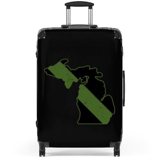 Game Warden CBP Michigan Border Patrol Park Ranger Suitcases