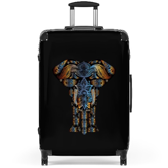 Mandala Elephant Suitcases