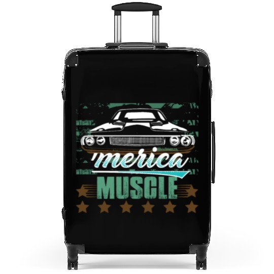 'Merica Muscle Car Suitcases