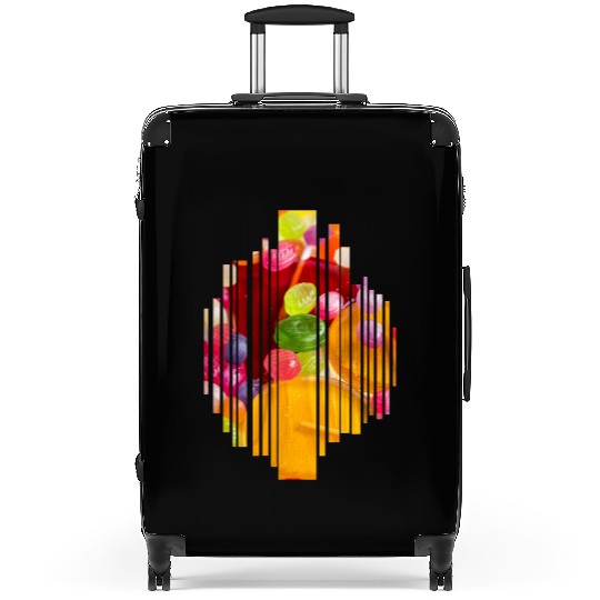 Funny biscuit calorie lollipop chocolate muffin Suitcases