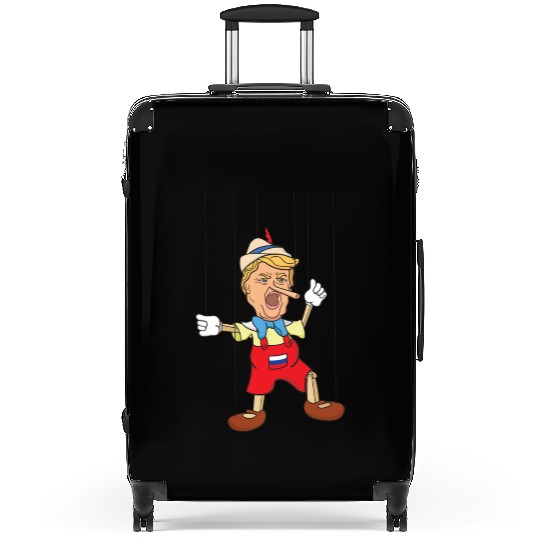 Trump Lying Pinocchio Suitcases