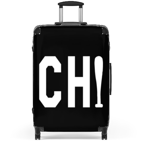Chicago Cubs CHI baseball Bat Vintage Chicago Tri Suitcases