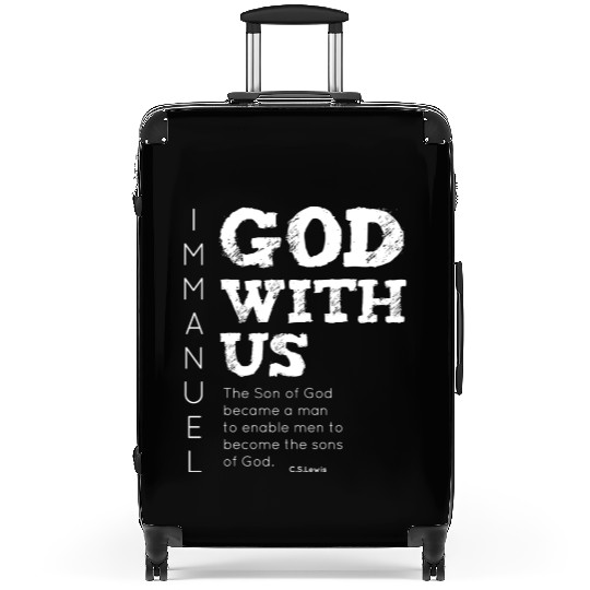 Immanuel, God with us Suitcases