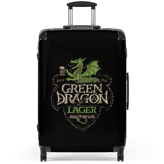 Green Dragon Lager Suitcases
