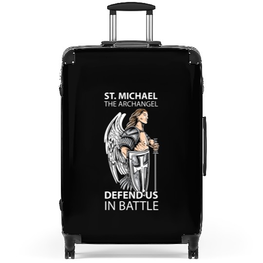 St Michael the Archangel Saints Angel Catholic Suitcases