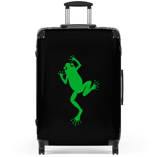 frog green Suitcases