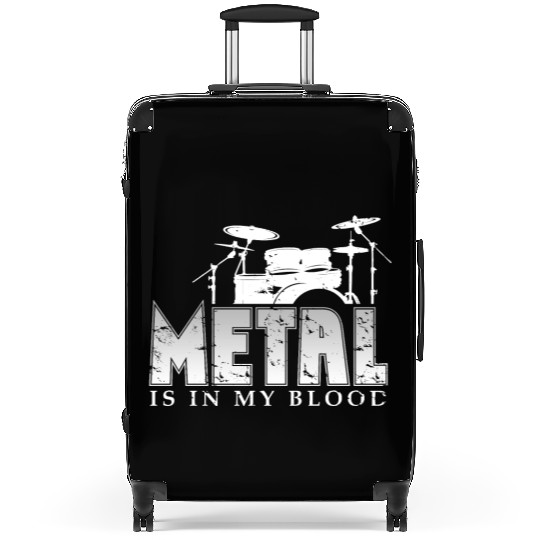 Metal is in my Blood perfect gift idea Suitcases