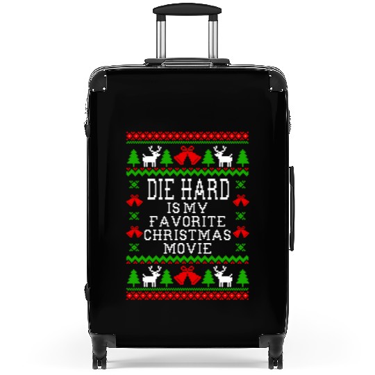 Die Hard Is My Favorite Christmas Movie Suitcases