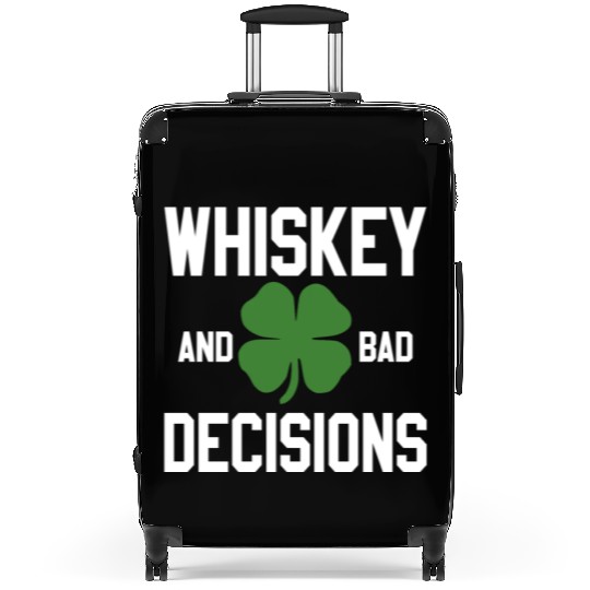 Ireland Whiskey St Patricks Day Suitcases