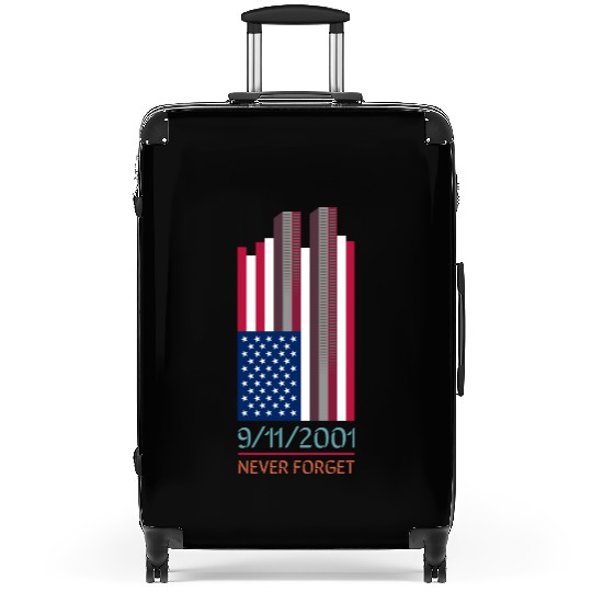 9-11-2001 We Will Never Forget - Patriot Day Suitcases