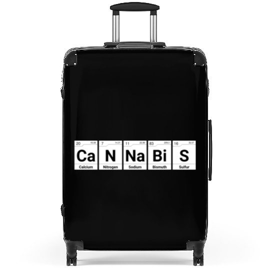 Cannabis Periodic Table Suitcases