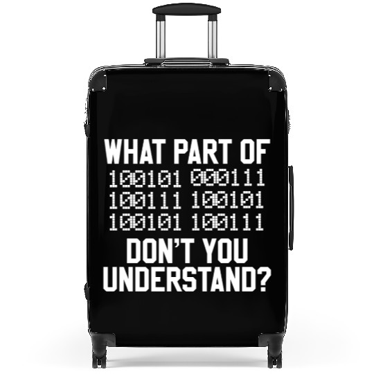 Binaer Code Computer Science Student Suitcases