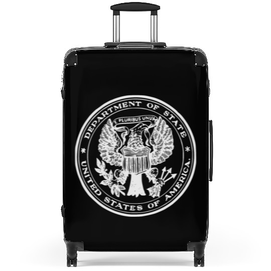 US Dept of State Seal Suitcases