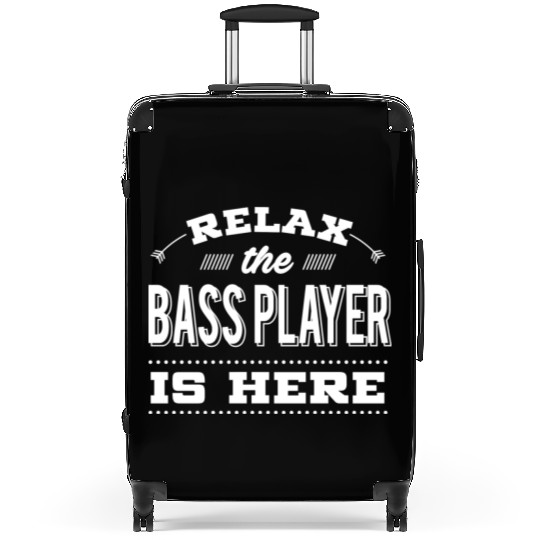 Funny Bass Guitar - Relax - Musician Humor Suitcases