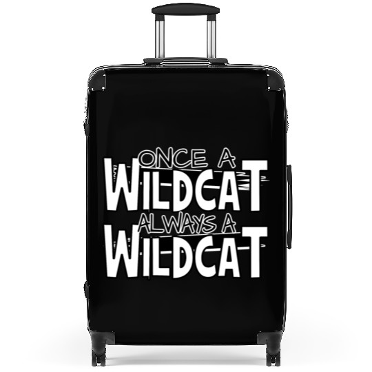 Once A Wildcat Always A Wildcat School Pride Suitcases
