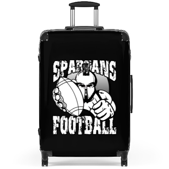 Spartans Football Homecoming Sports School Pride Suitcases