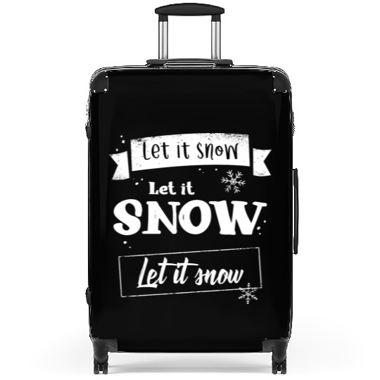 Let It Snow Suitcases