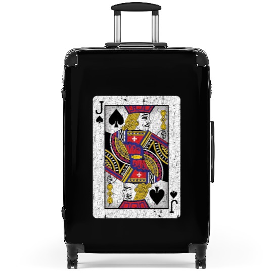 jack of spades playing card Suitcases
