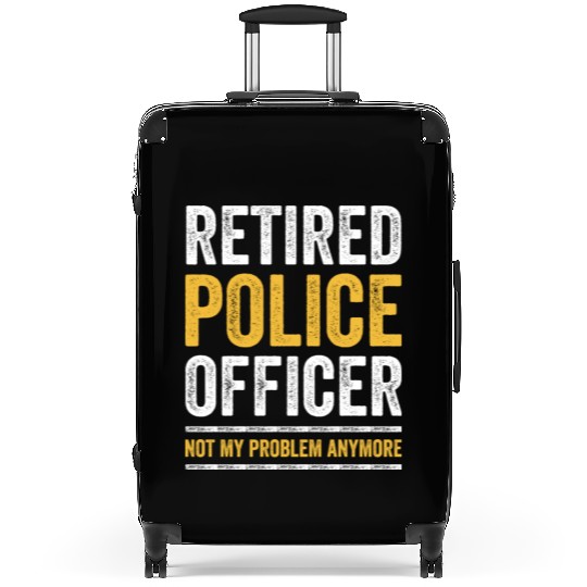 RETIRED POLICE OFFICER Cop Gift Retirement Suitcases