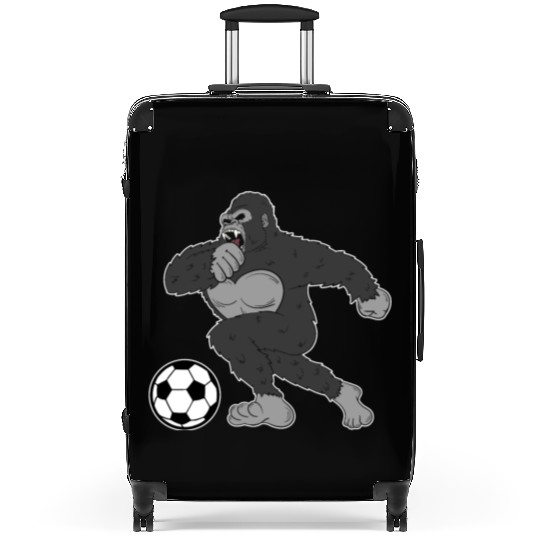 Gorilla Mokey Ape Soccer Player Gift & Present Suitcases