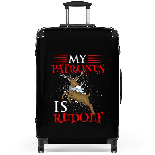 My Patronis Is Rudolf the Red Nose Reindeer XMAS Suitcases