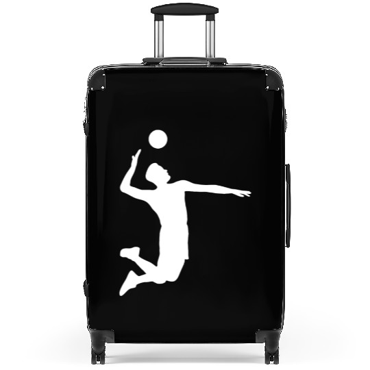 Men Volleyball Spike Shadow Suitcases Gift Ideas