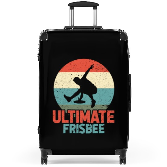 Ultimate Frisbee Retro Suitcases