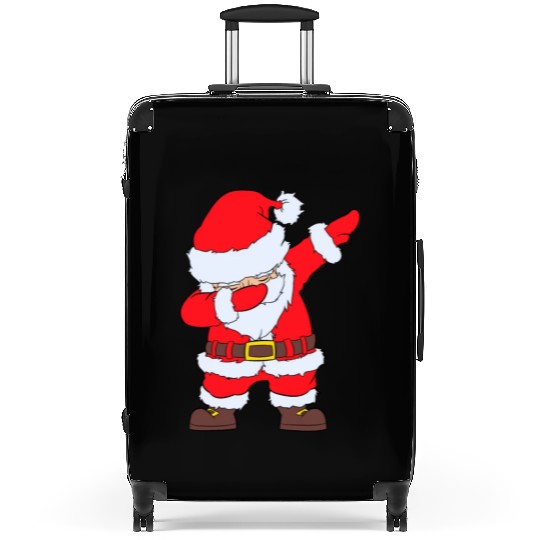 Dabbing Santa Suitcases Santa Claus Christmas Dab