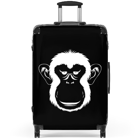Bored Monkey Face Suitcases